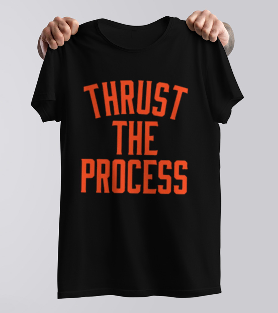 San Francisco Thrust The Process Harrison Bader T-Shirt