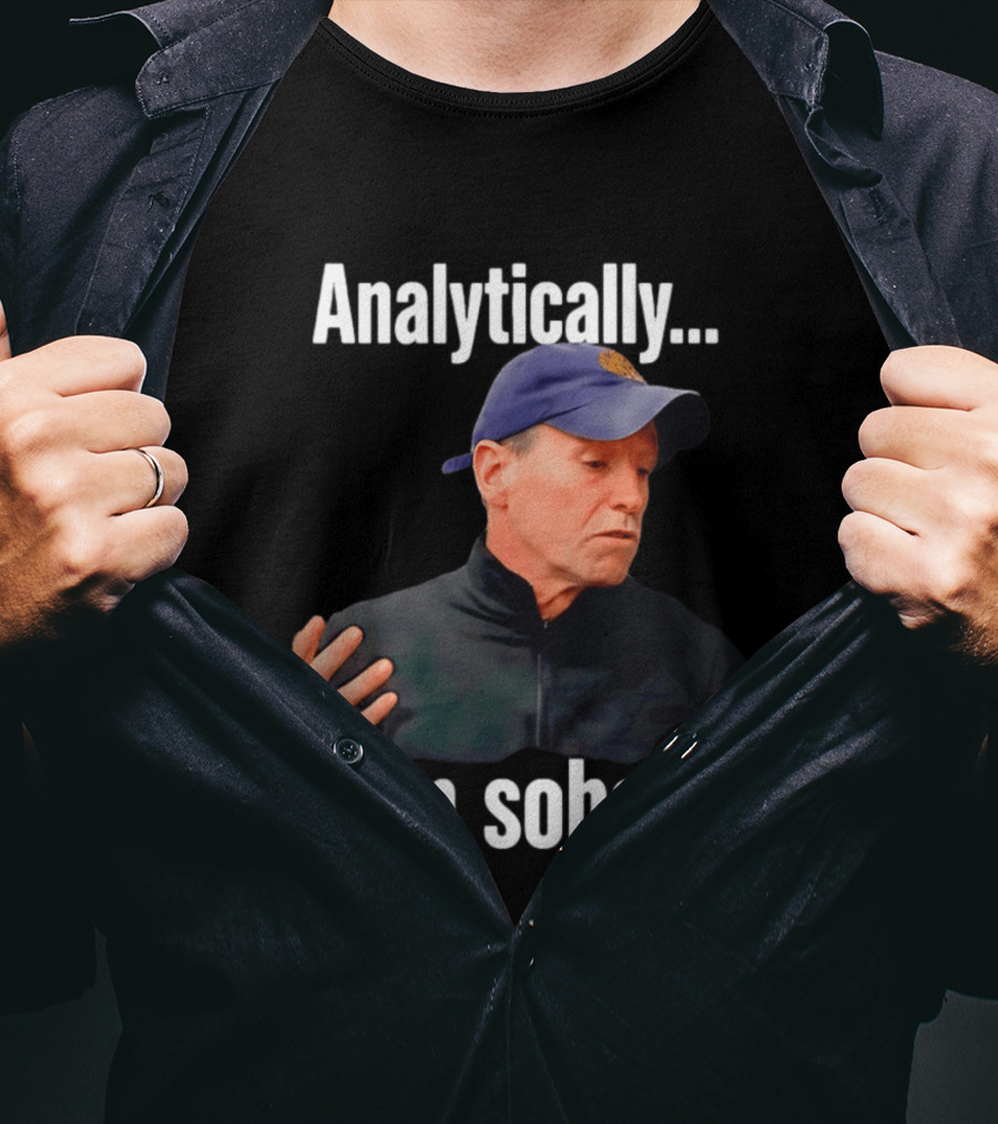 New York Knicks Analytically I'm Sober T-Shirt