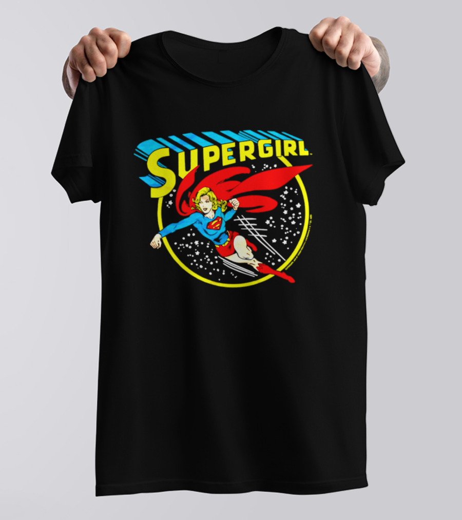 Supergirl Truth Justice Whatever Cartoon Superhero Flying Adventure T-Shirt