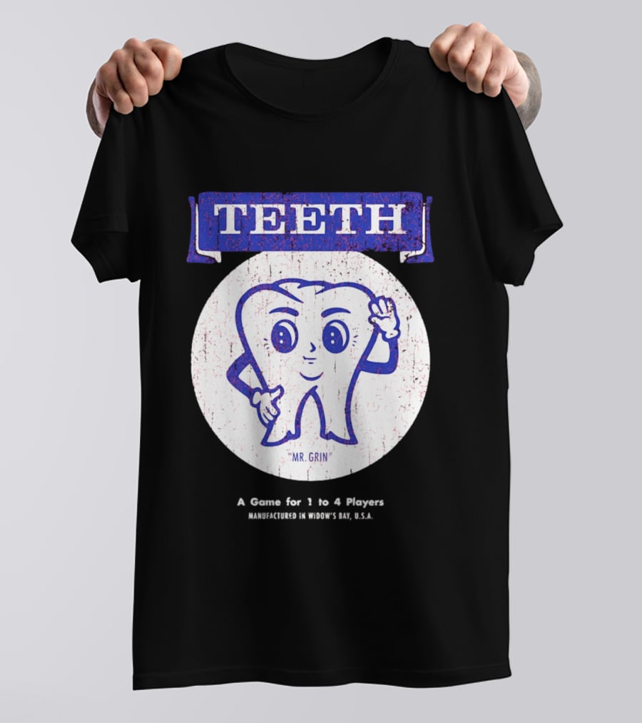TEETH Mr. Grin Game For 1 To 4 Player T-Shirt