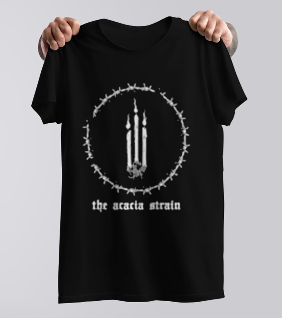 The Acacia Strain Hell Doesn't Want Me Candle Circle T-Shirt