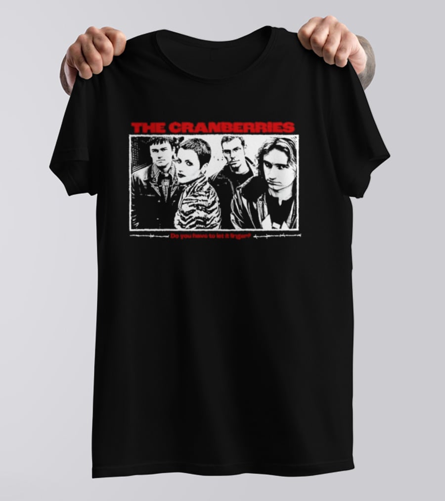 The Cranberries Do You Have To Let It Linger Retro Band Photo T-Shirt