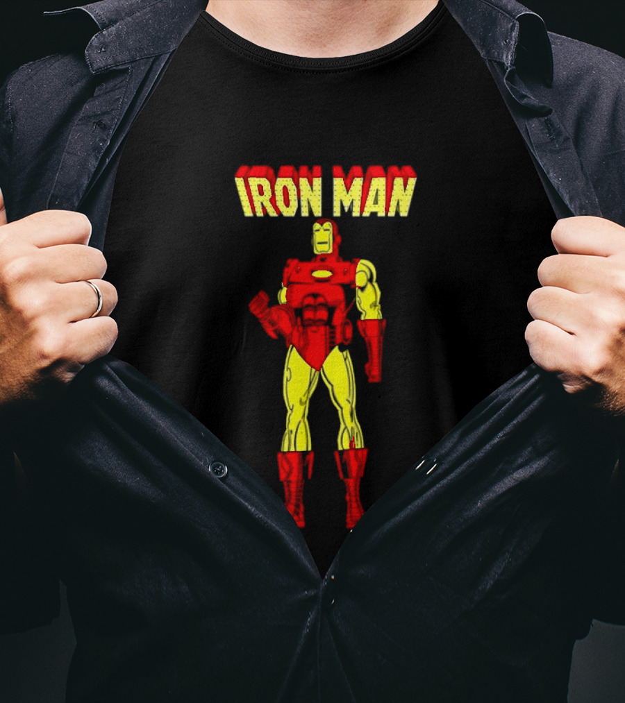 Iron Man Marvel Comics The Invincible Iconic Armor T-Shirt