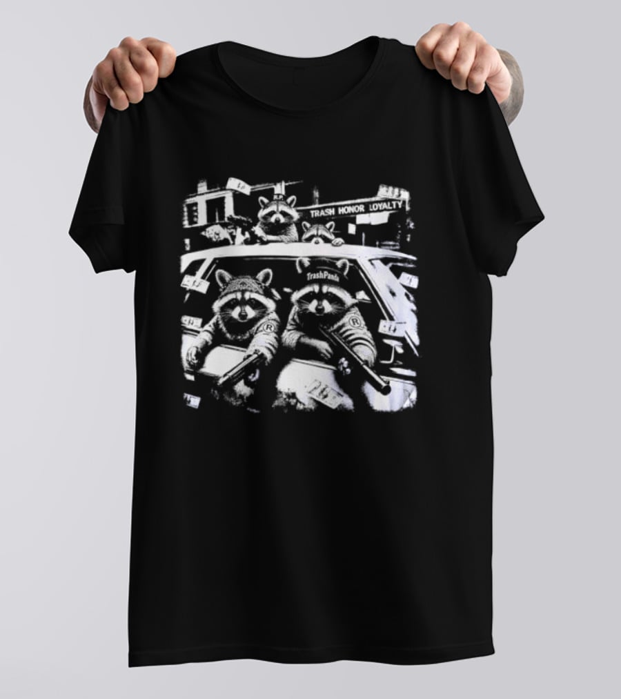 Trash Panda Gangster Raccoons Honor Loyalty RP T-Shirt