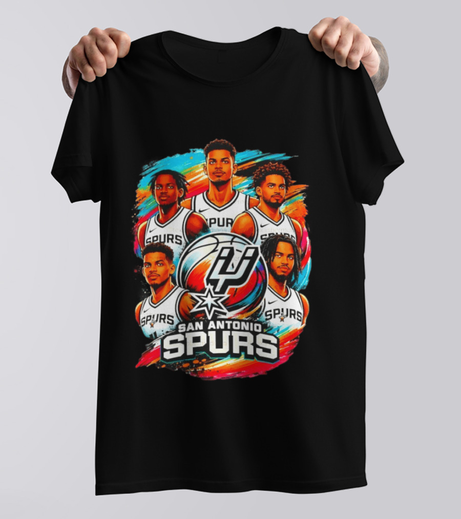 Victor Wembanyama San Antonio Spurs NBA Basketball 2026 Team Players T-Shirt