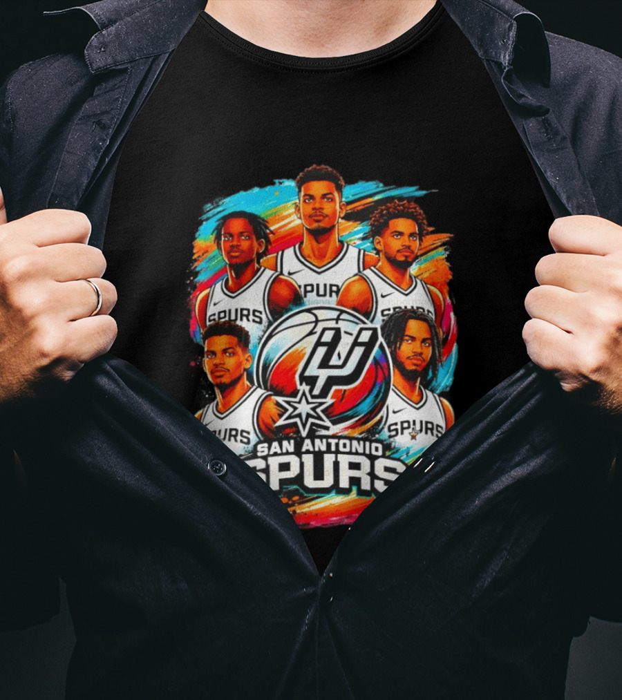 Victor Wembanyama San Antonio Spurs NBA Basketball 2026 Team Players T-Shirt