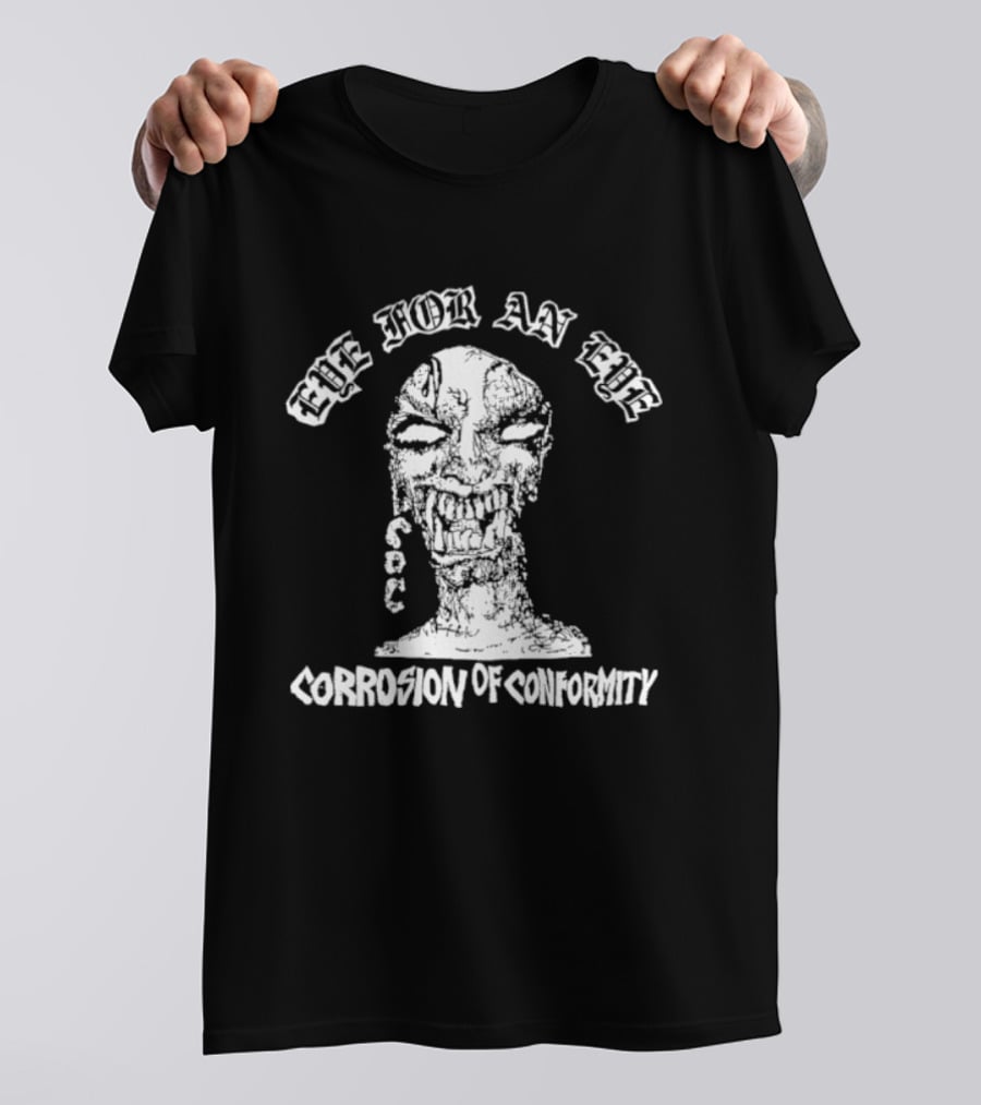 Eye For An Eye Corrosion Of Conformity CoC Zombie T-Shirt