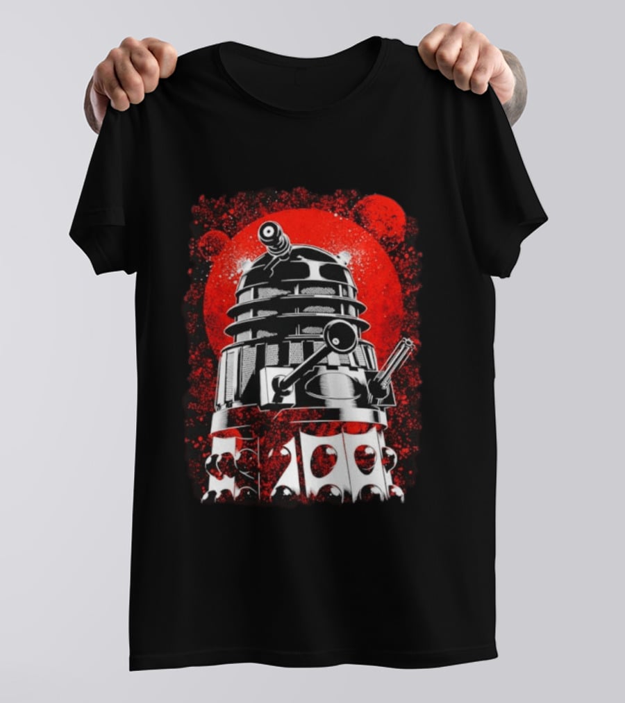 Dalek Doctor Who Science Fiction Alien Robot Villain TV Series Enemies T-Shirt