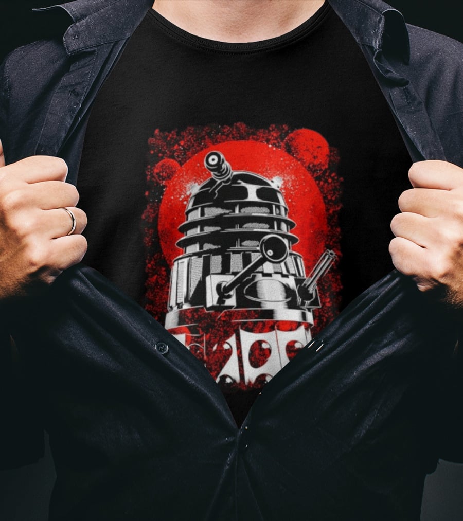 Dalek Doctor Who Science Fiction Alien Robot Villain TV Series Enemies T-Shirt