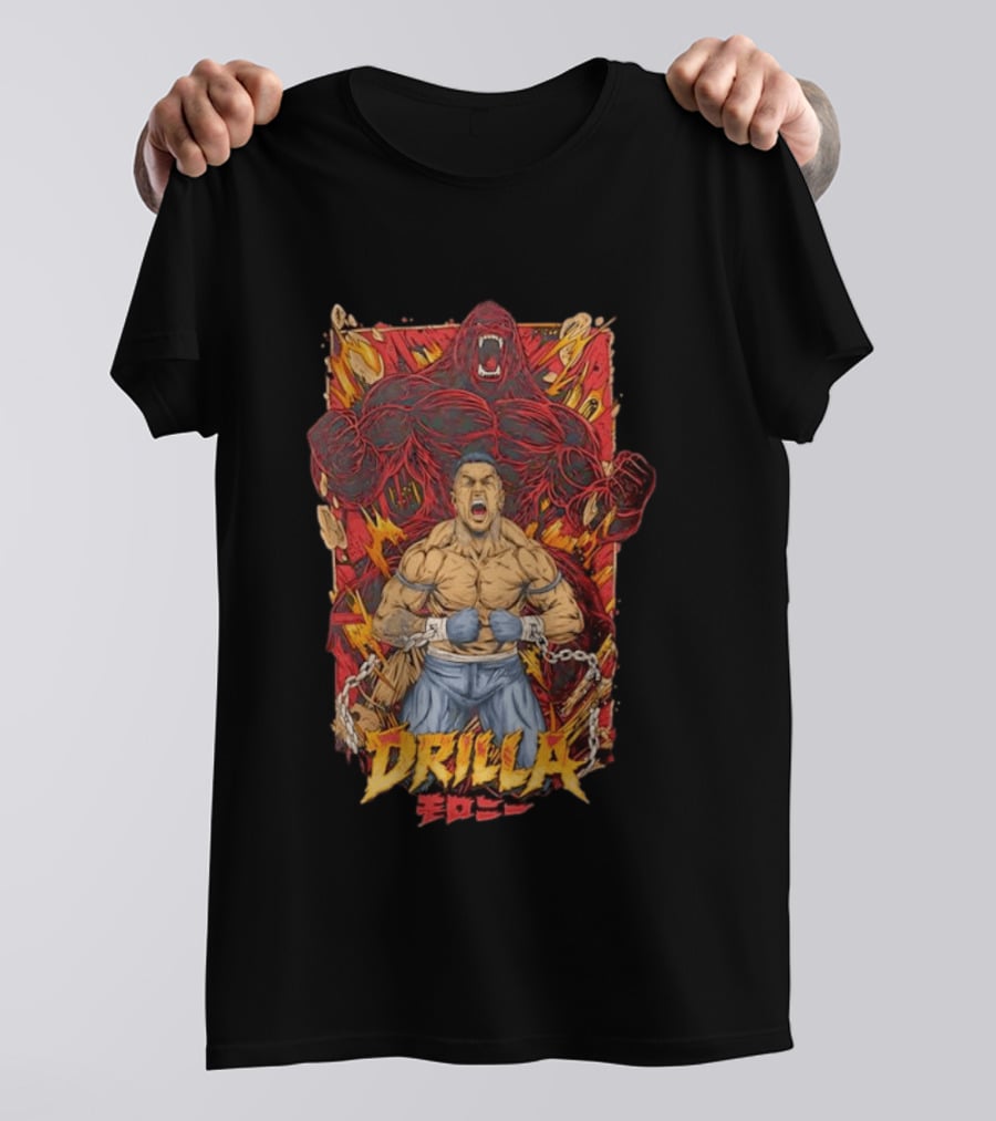 Drilla Gorilla Anthony Taylor Boxing MMA Warrior Explosion T-Shirt
