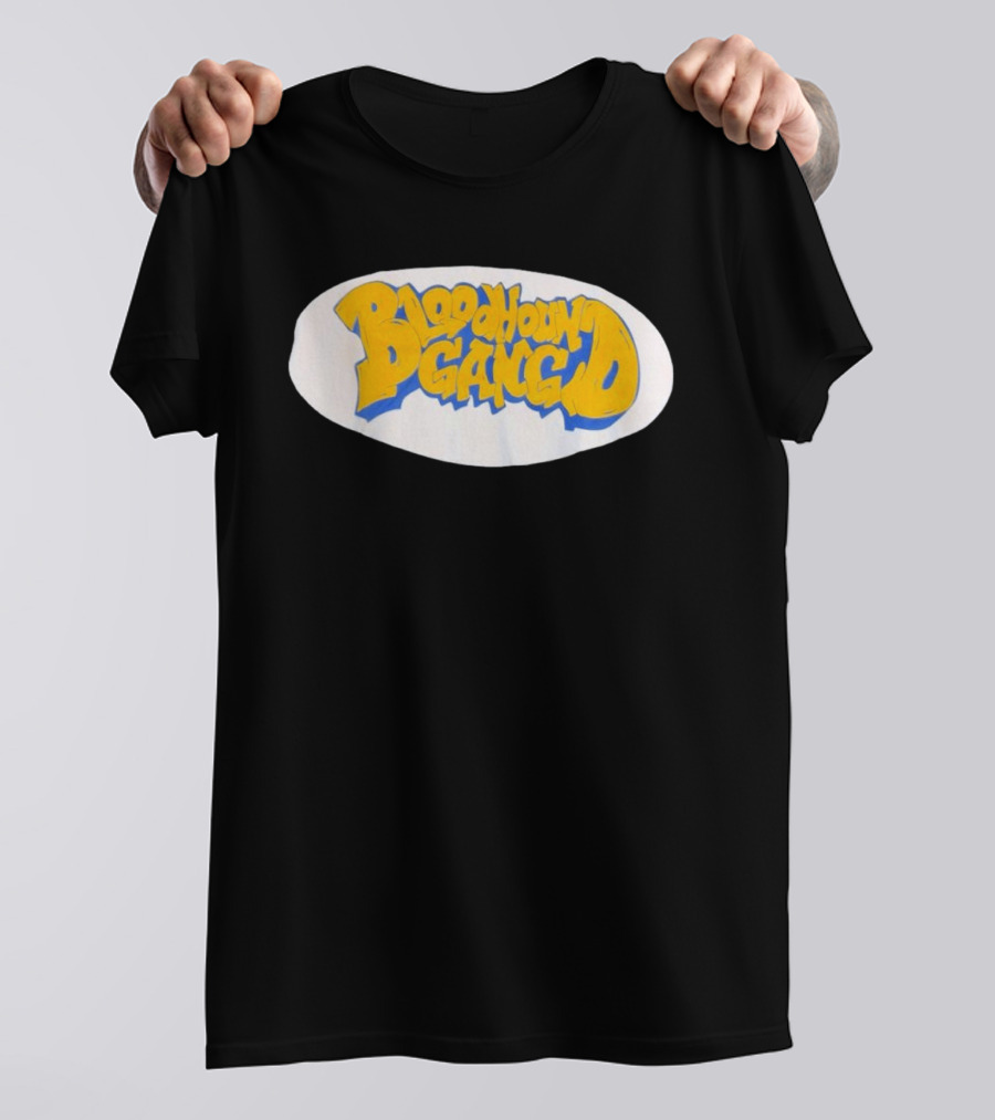 Bloodhound Gang Bold Yellow And Blue T-Shirt