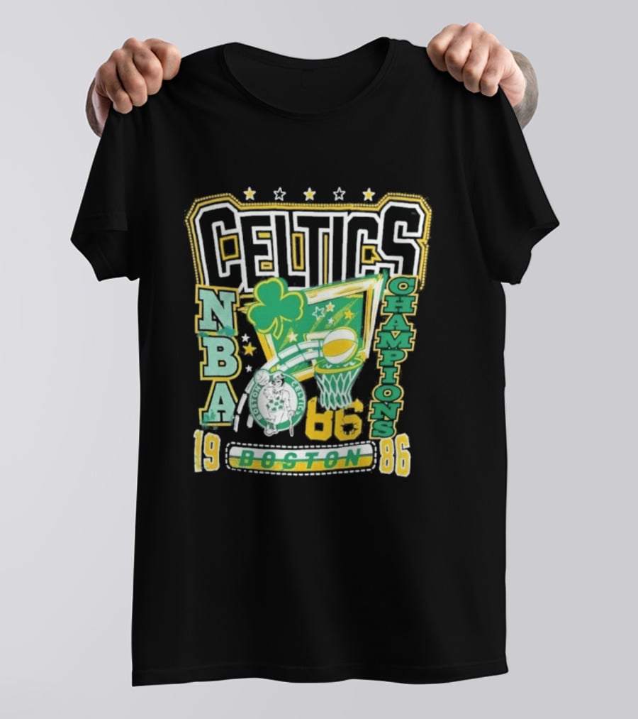 Celtics NBA Champions 1986 Boston '47 Collection T-Shirt