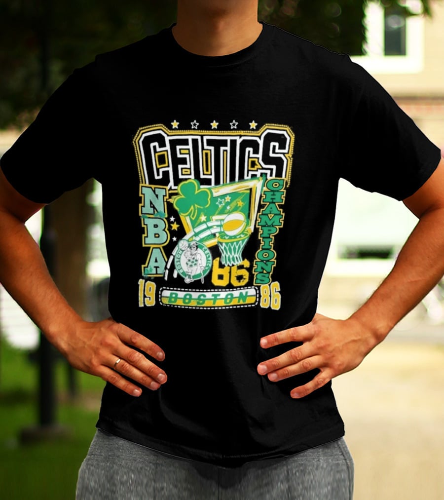 Celtics NBA Champions 1986 Boston '47 Collection T-Shirt