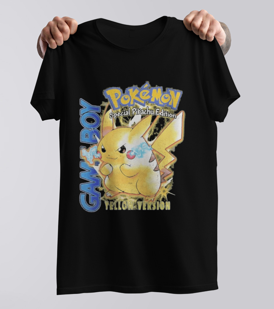 Game Boy Pokémon Special Pikachu Edition Yellow Version T-Shirt