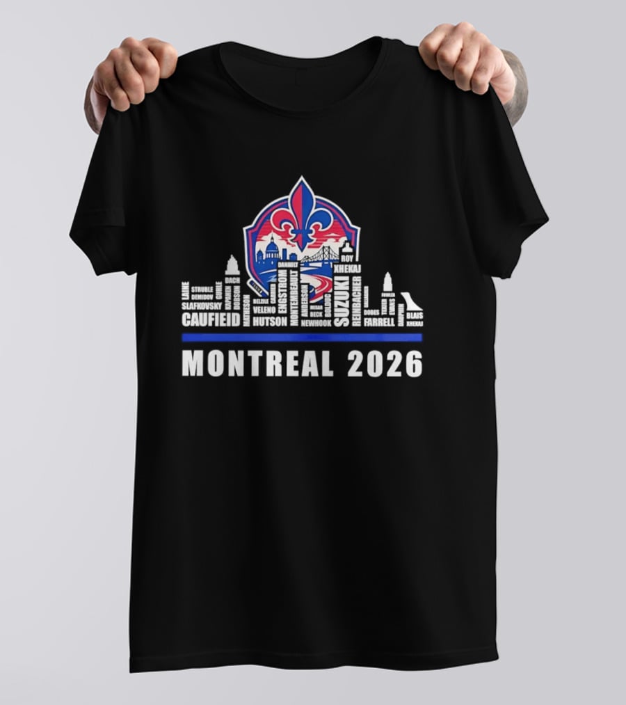 Caufield Suzuki Slafkovsky Montreal 2026 NHL Laine Struble Demidov Guhle T-Shirt