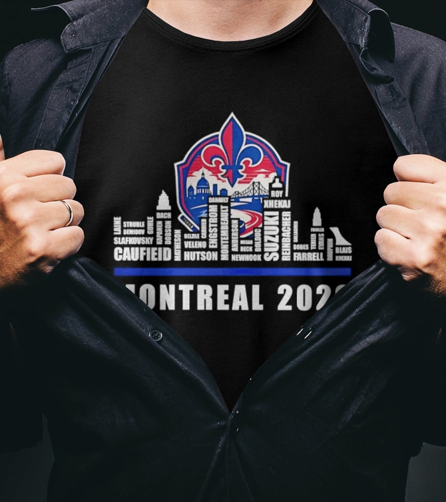 Caufield Suzuki Slafkovsky Montreal 2026 NHL Laine Struble Demidov Guhle T-Shirt