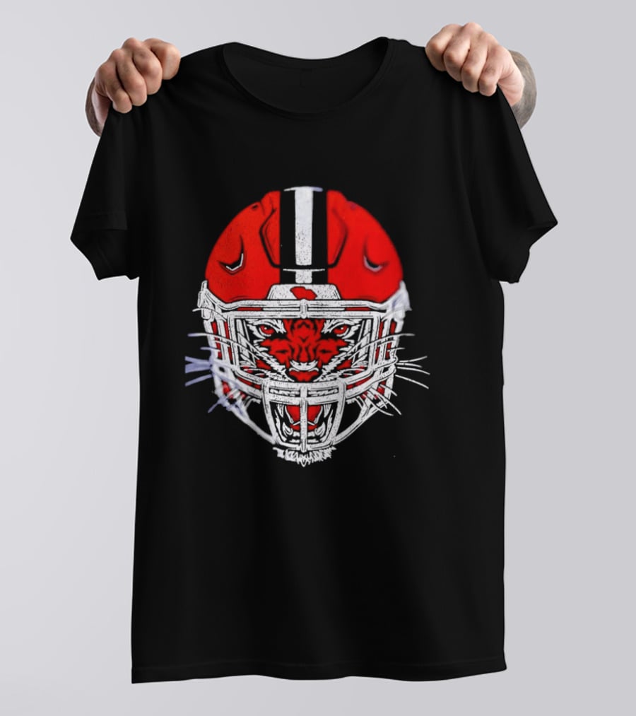 Cincinnati Bengals Tiger Head Football Helmet T-Shirt