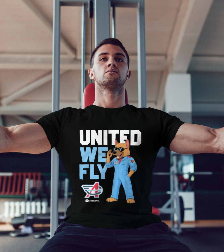 United We Fly Columbus Aviators UFL Maverick Navy T-Shirt