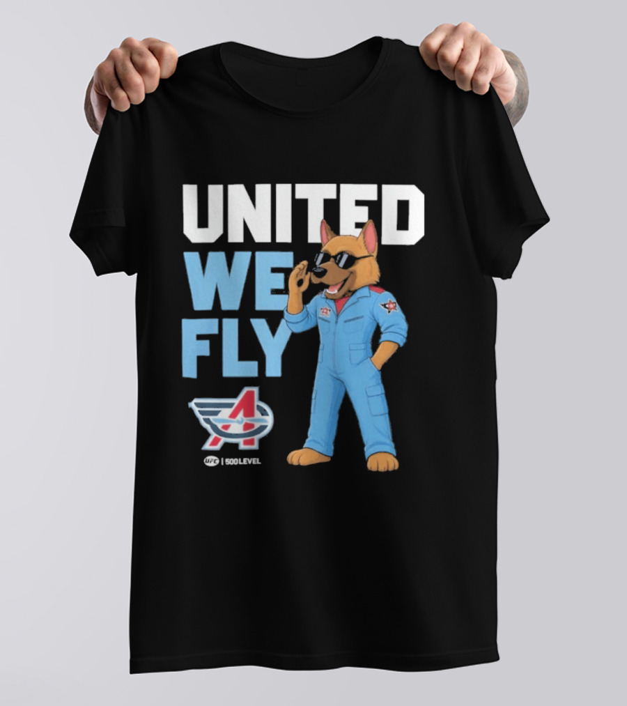 United We Fly Columbus Aviators UFL Maverick Navy T-Shirt