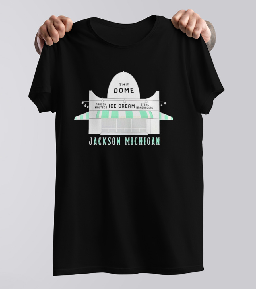 The Dome Ice Cream Shop Jackson Michigan T-Shirt