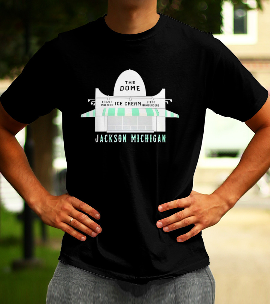 The Dome Ice Cream Shop Jackson Michigan T-Shirt