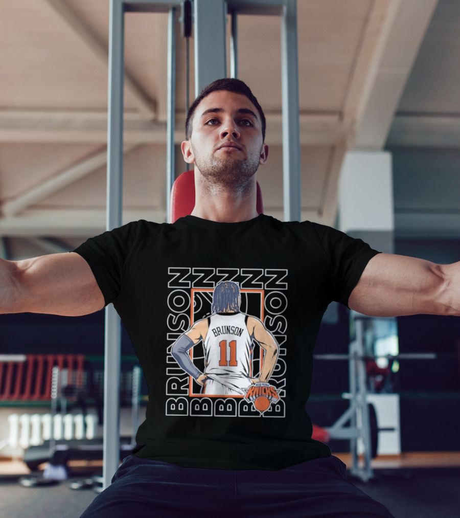 Jalen Brunson New York Knicks ZZZ ZZZ 11 Basketball Star T-Shirt