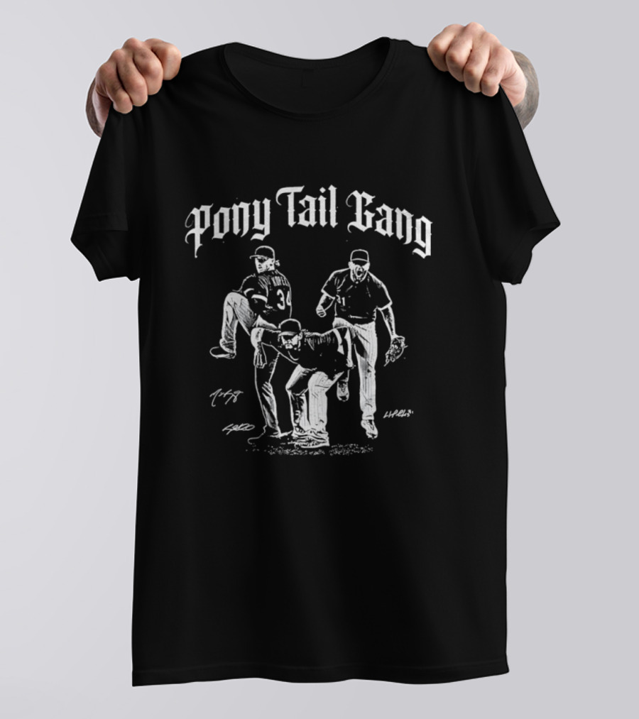 Pony Tail Gang Liam Hendriks Michael Kopech Craig Kimbrel Southside Players T-Shirt
