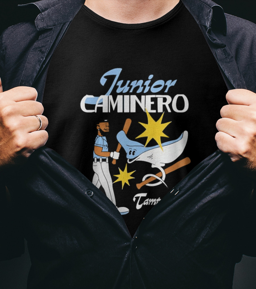 Junior Caminero Tampa Bay Florida Baseball Star And Ray T-Shirt