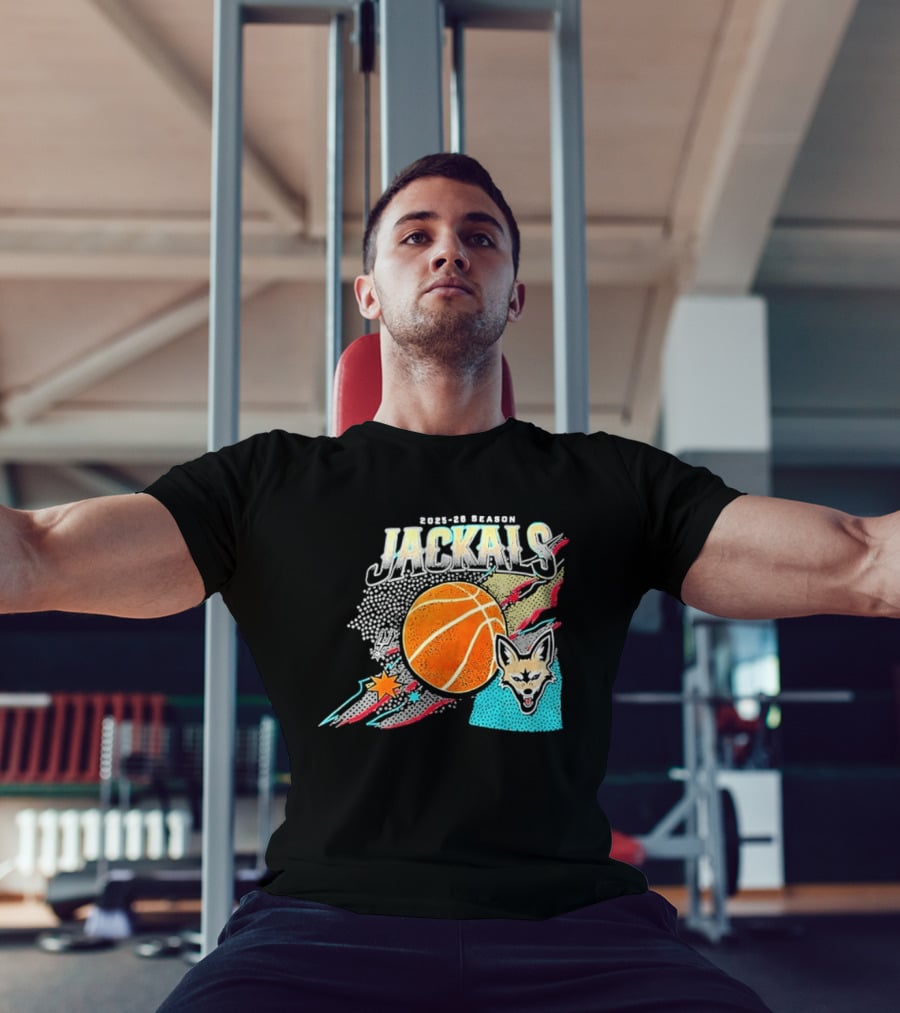 2025 26 Season Jackals Basketball Team With Fox And Starburst T-Shirt