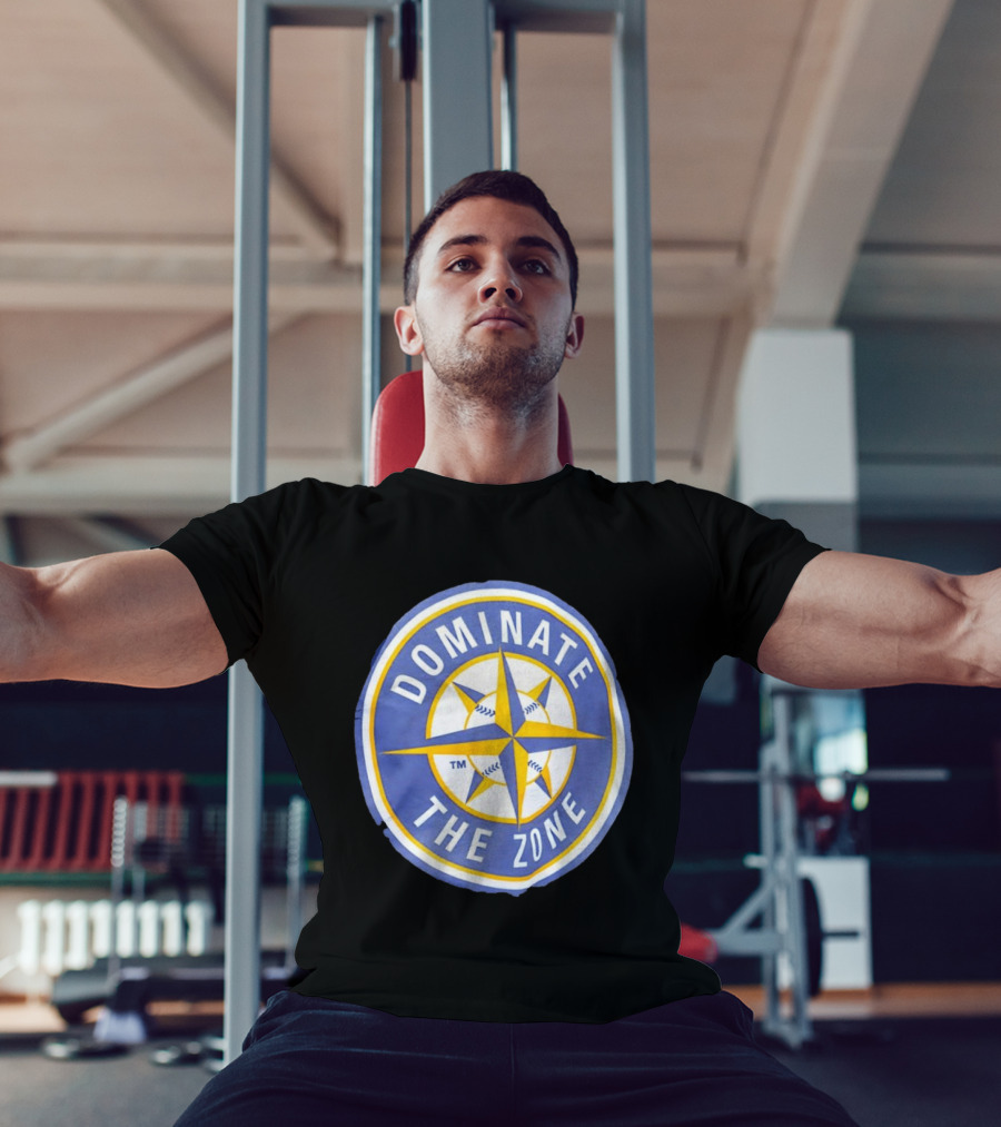 Seattle Mariners Dominate The Zone Compass Baseball Star T-Shirt