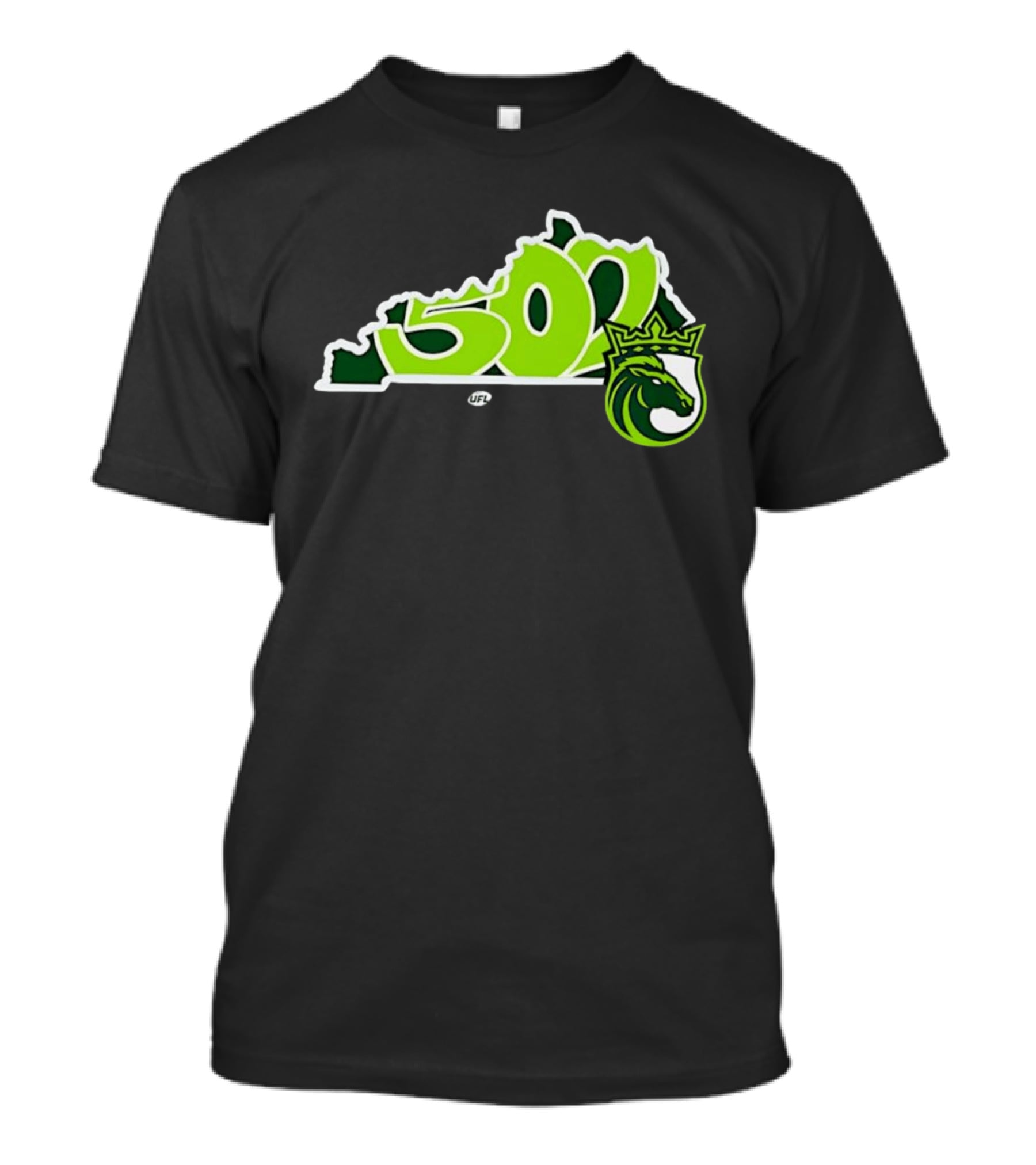 Louisville Kentucky 502 Xtreme United Football UFL Dragon Crest T-Shirt