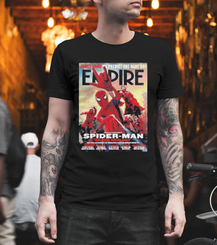 Empire Magazine Spider Man Brand New Day The Webslinger Takes His Biggest Swing Yet T-Shirt