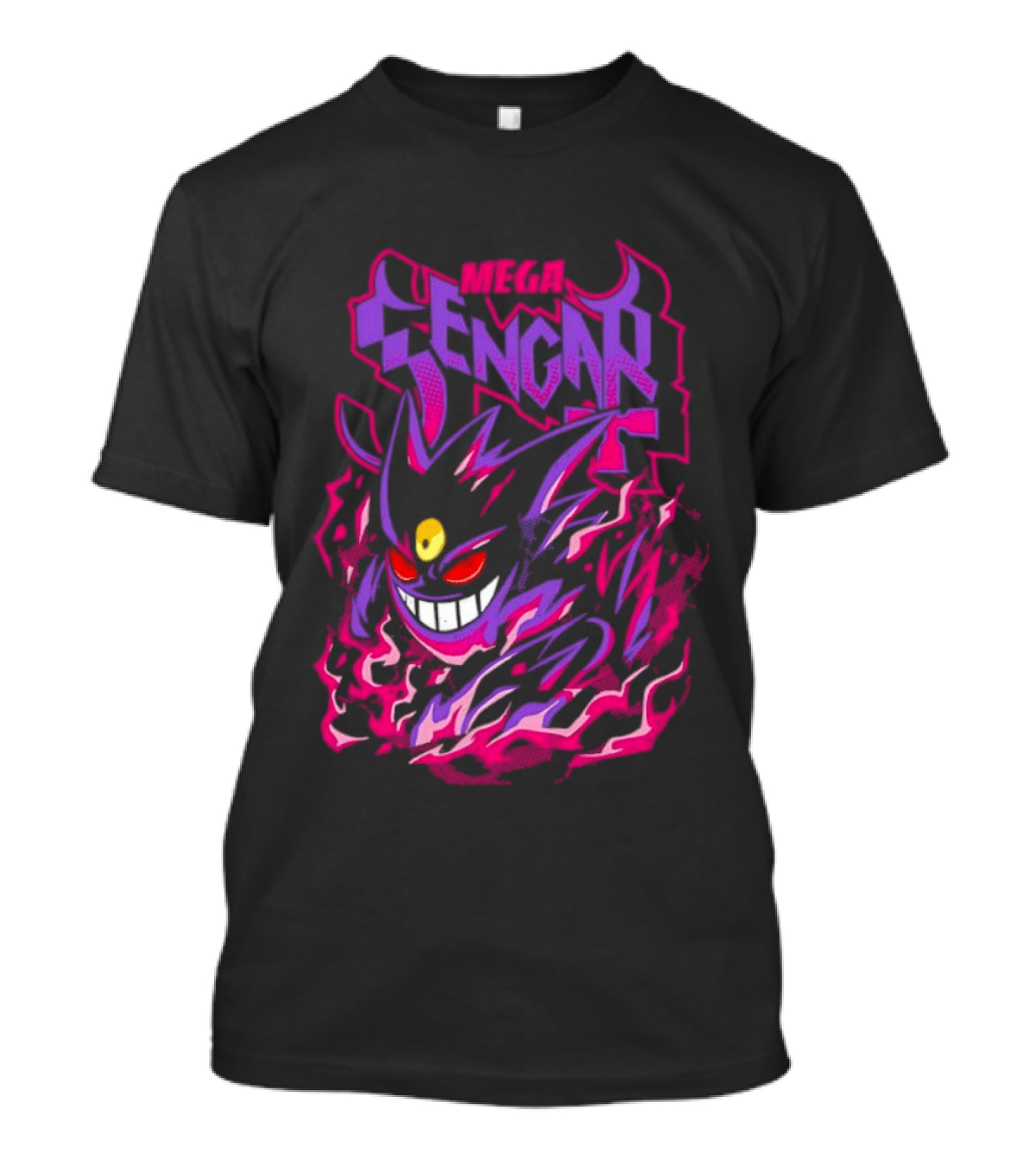 Mega Gengar Pokémon GO Fiery Purple T-Shirt