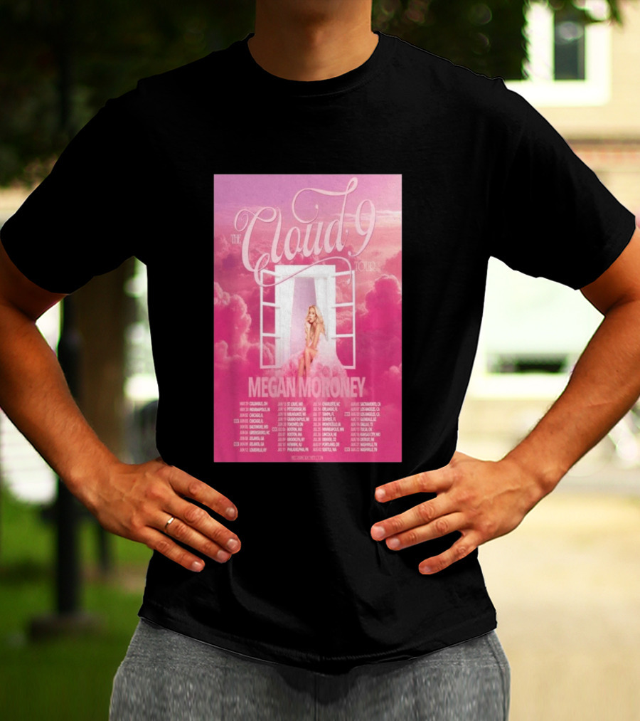 The Cloud 9 Tour Megan Moroney Chicago June 02 2026 T-Shirt