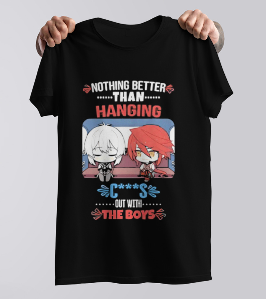 Stelle And Himeko Nothing Better Than Hanging Out With The Boys T-Shirt
