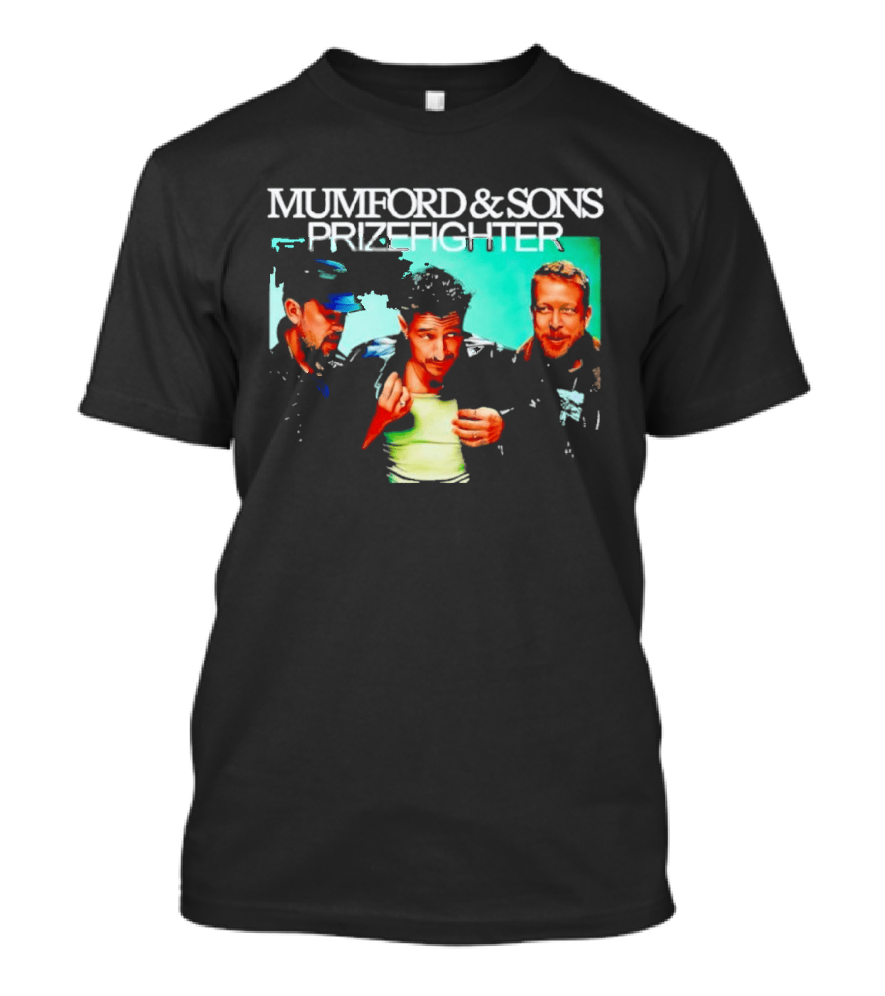 Mumford And Sons Prizefighter North America Tour 2026 City Dates Washed Vintage Band Merch T-Shirt