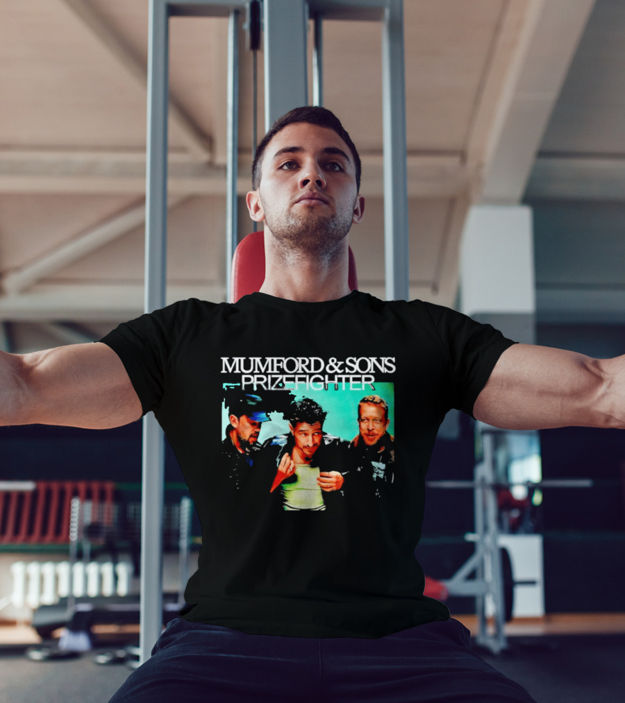Mumford And Sons Prizefighter North America Tour 2026 City Dates Washed Vintage Band Merch T-Shirt
