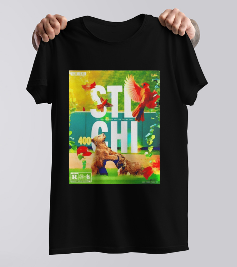 STL CHI St Louis Cardinals Vs Chicago Cubs 400 Stadium Rivalry 9 25 31 T-Shirt