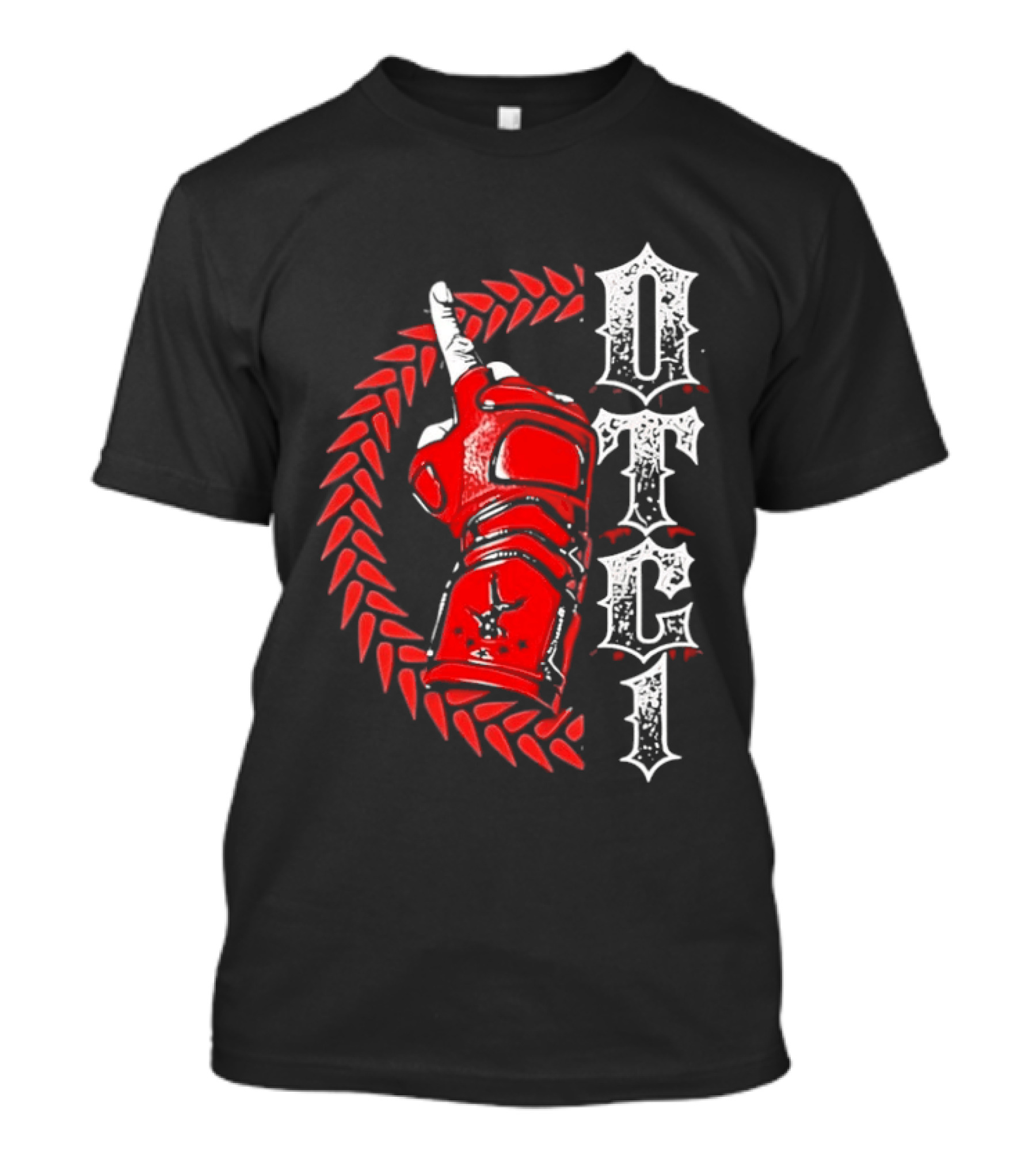 The Elite Bullet Club Pro Wrestling All Elite Wrestling AEW OTTC1 Red Glove T-Shirt
