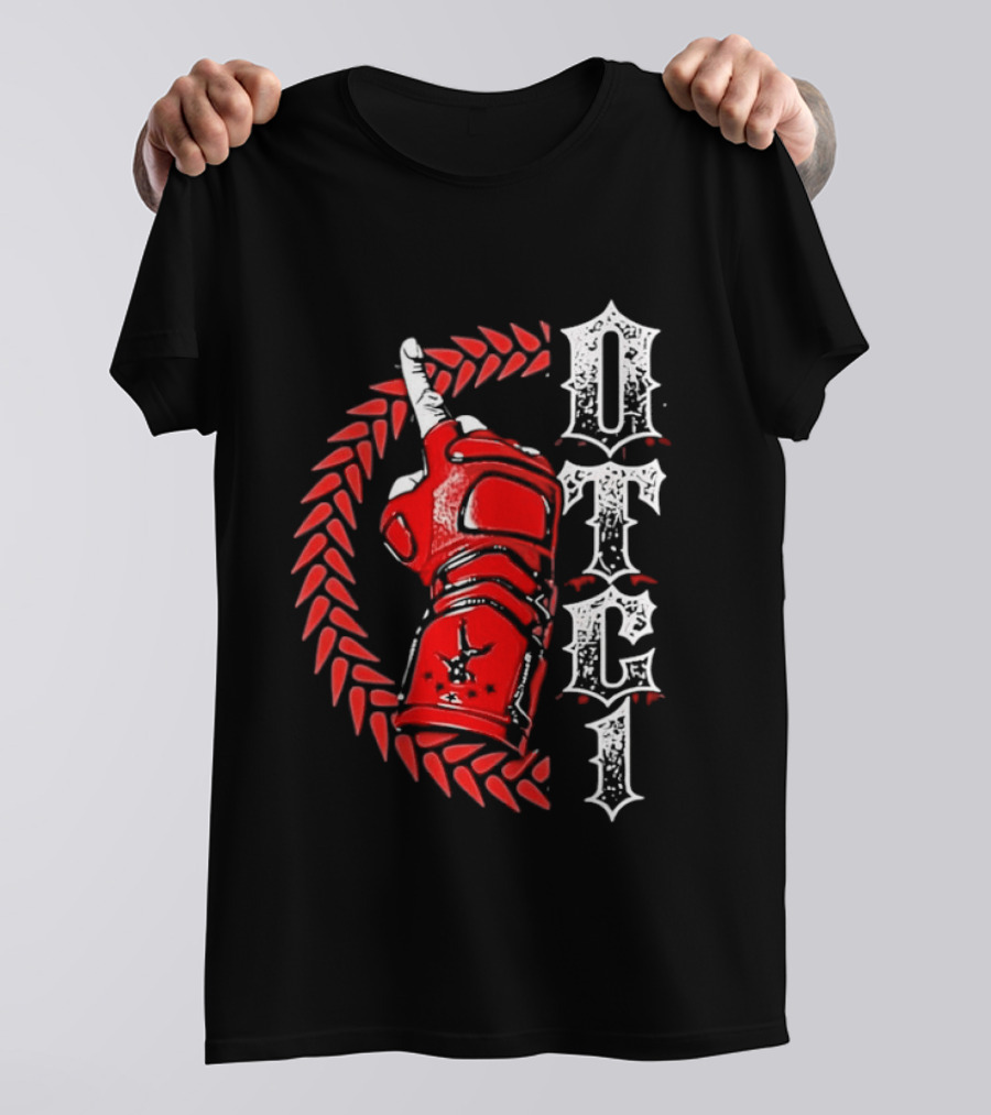 The Elite Bullet Club Pro Wrestling All Elite Wrestling AEW OTTC1 Red Glove T-Shirt