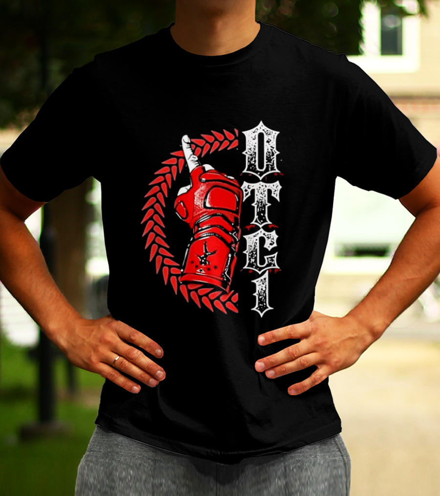 The Elite Bullet Club Pro Wrestling All Elite Wrestling AEW OTTC1 Red Glove T-Shirt
