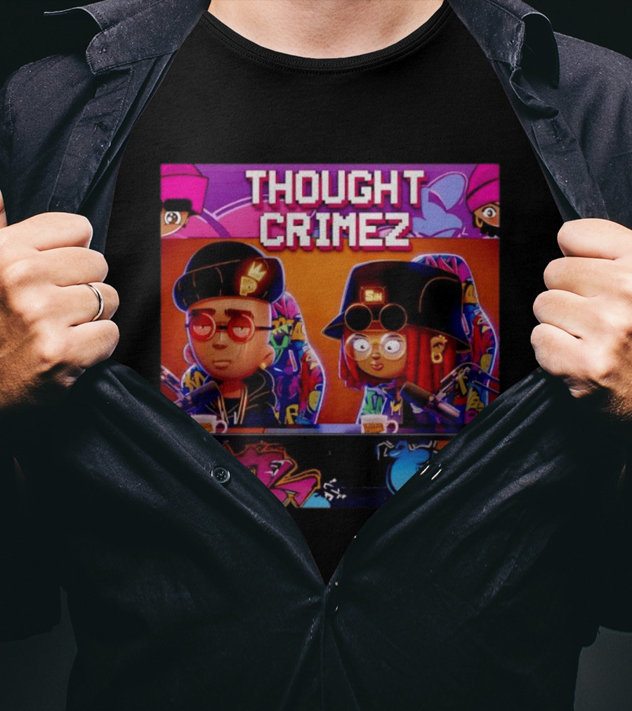 Thought Crimez Ramitez MP SIN Podcast T-Shirt