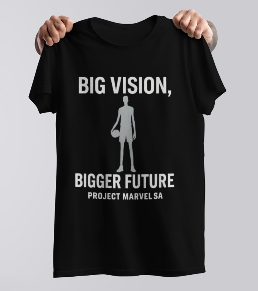 Victor Wembanyama Big Vision Bigger Future Project Marvel SA T-Shirt