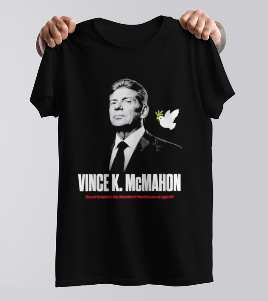 Vince K. McMahon Dove And Clover T-Shirt