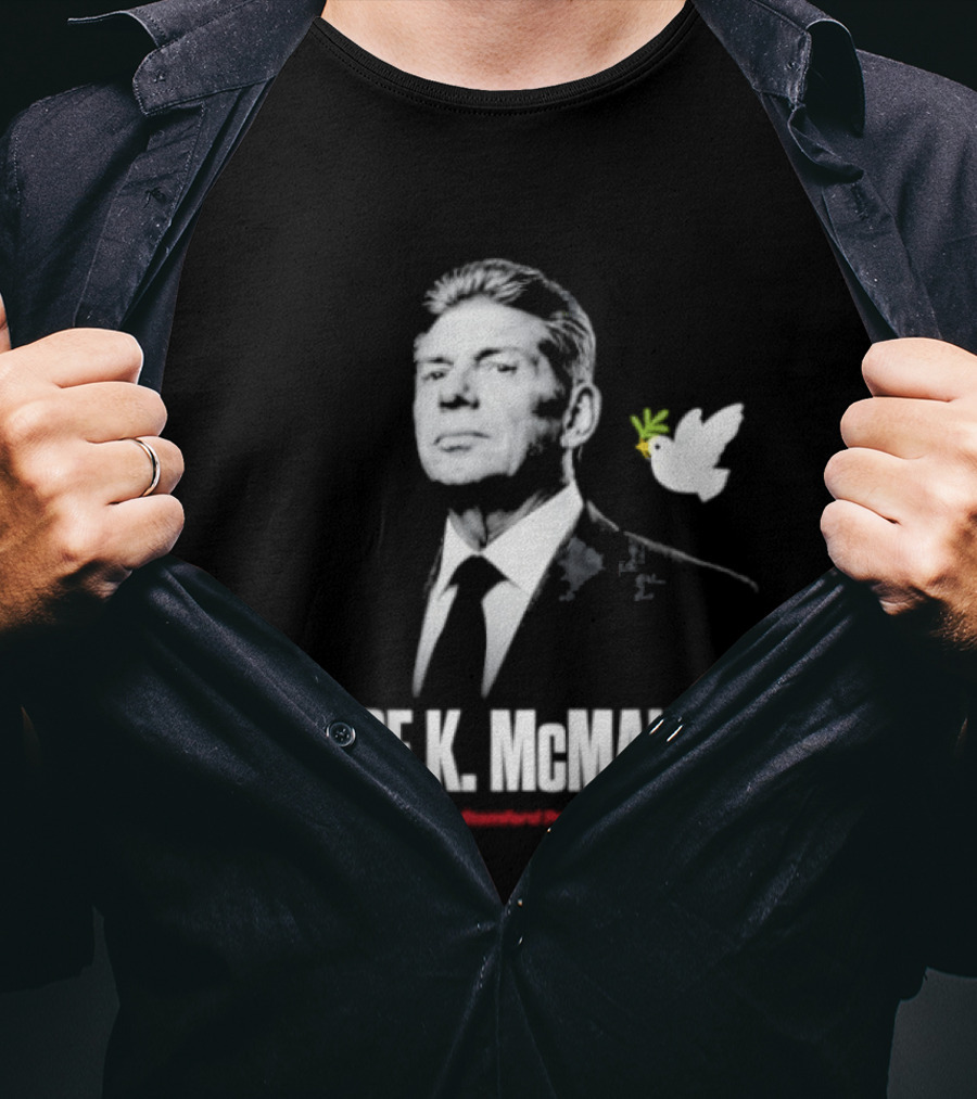 Vince K. McMahon Dove And Clover T-Shirt