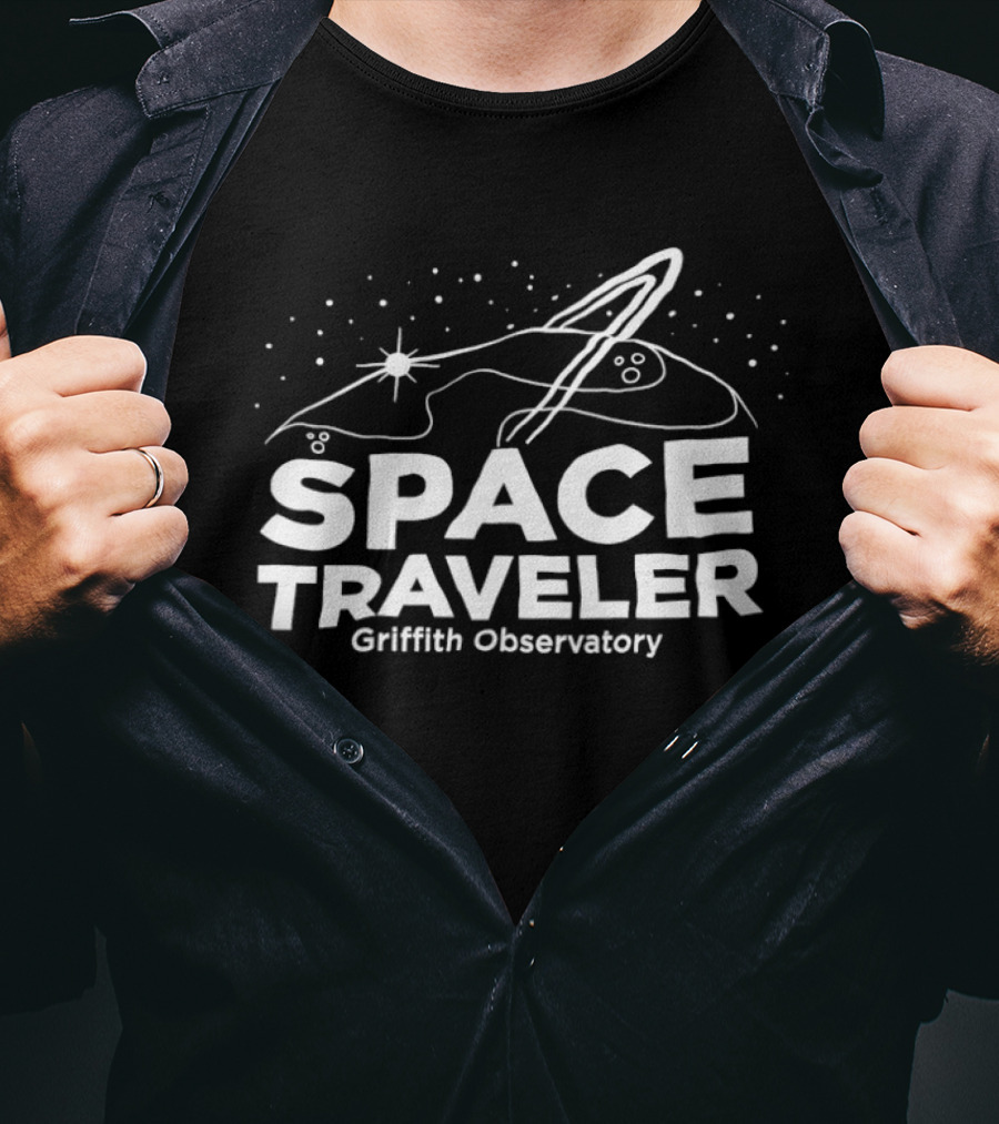 Griffith Observatory Space Traveler Cosmic Adventure T-Shirt