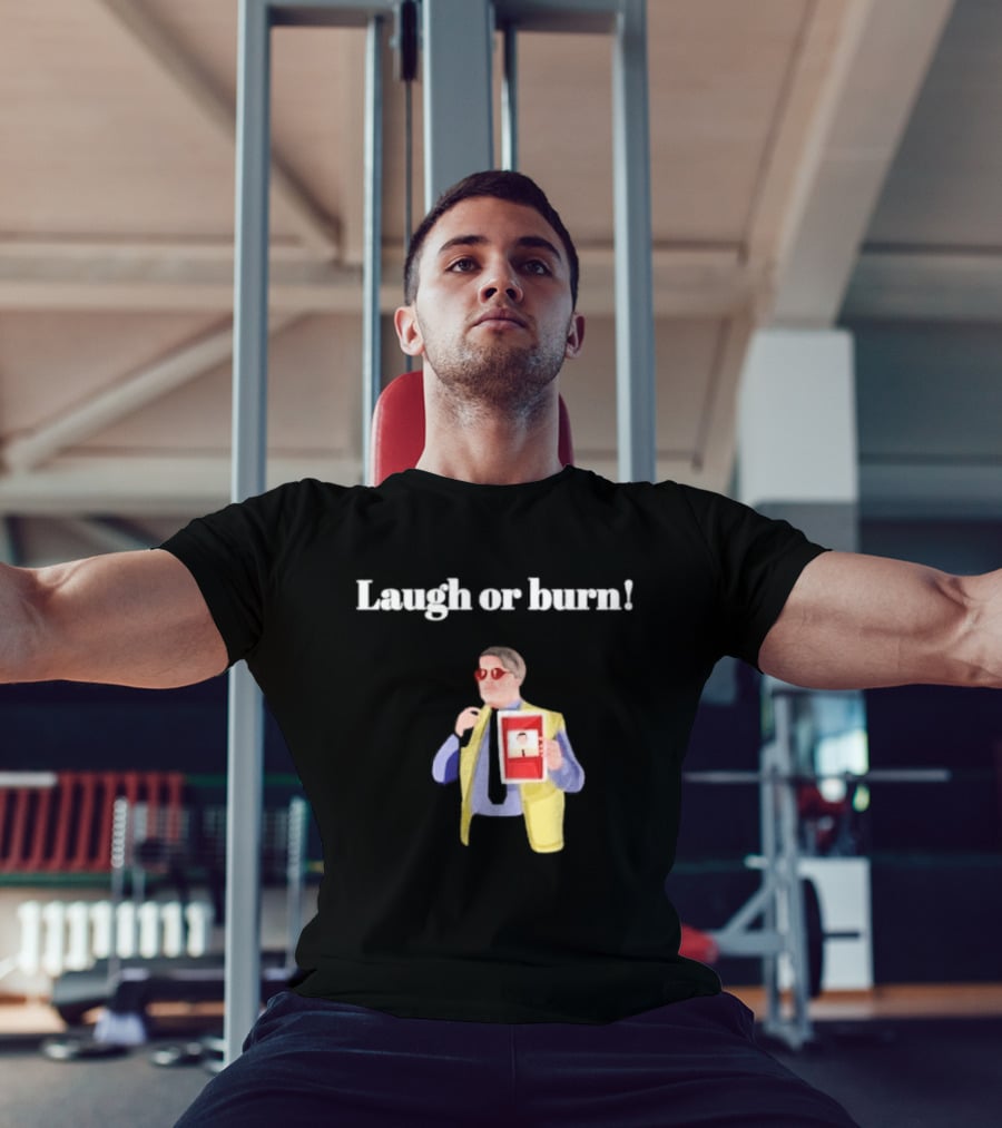 Hannibal Lecter Laugh Or Burn Will Graham The Running Man T-Shirt