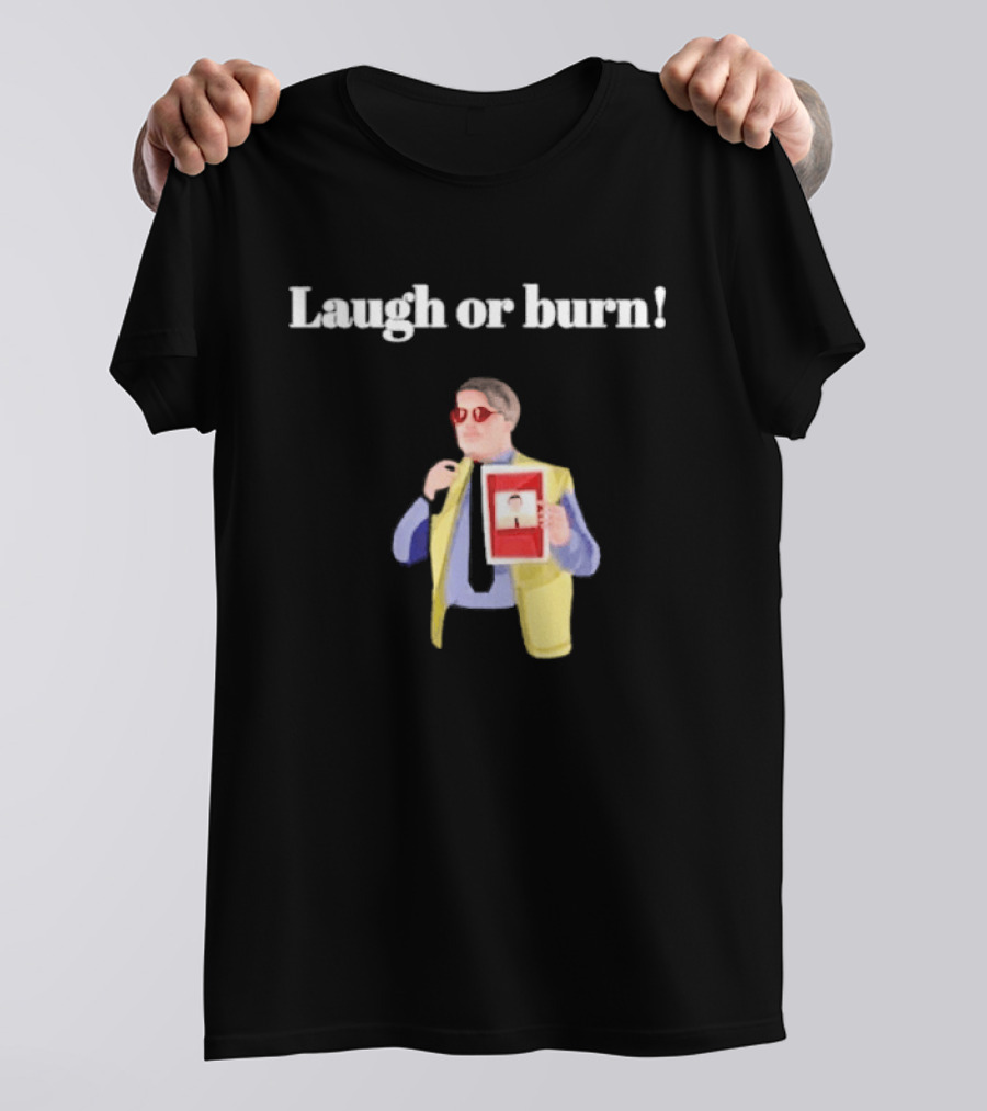 Hannibal Lecter Laugh Or Burn Will Graham The Running Man T-Shirt
