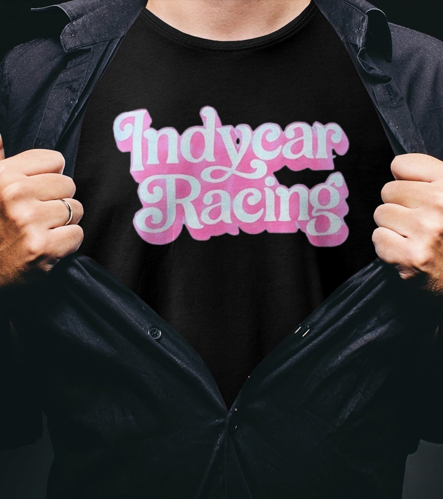 IndyCar Racing Barbie Pink T-Shirt