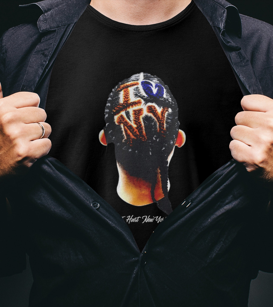 Josh Hart I Love New York Knicks NBA Hair 2026 T-Shirt